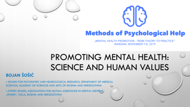 Picture24 Predavanje na međunarodnoj konferenciji o promociji mentalnog zdravlja